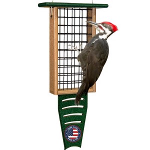 JCS Wildlife Recycled Suet Feeder w/ Tail Prop - 1 of 4
