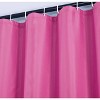 Home Mart Goods Pink PEVA Shower Curtain Liner Waterproof & Plastic Rings - 71" x 71" - 3 of 4