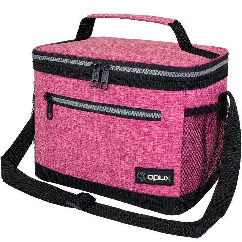 MIER Insulated Lunchbox Bag Totes for Kids, Pink