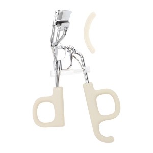 Unique Bargains Women's Eyelash Curlers Beige 1 Pc - 1 of 3