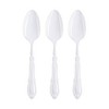 Smarty Had A Party White Baroque Plastic Dinner Spoons - 480 pcs - 2 of 4