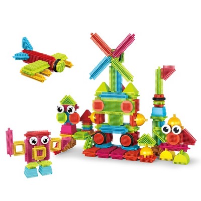 PICASSO-TILES 112 PC Hedgehog Building Blocks Set for Toddlers, Boys & Girls 3+