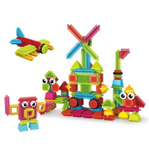 PICASSO-TILES 112 PC Hedgehog Building Blocks Set for Toddlers, Boys & Girls 3+ - 1 of 4