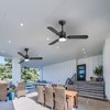 Airsurfer 42 Inch Black Wood Ceiling Fan, Quiet DC Motor Indoor Outdoor Ceiling Fans With Lights Remote Control - 3 of 4