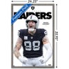 Trends International NFL Las Vegas Raiders - Maxx Crosby Feature Series 24 Framed Wall Poster Prints - 3 of 4