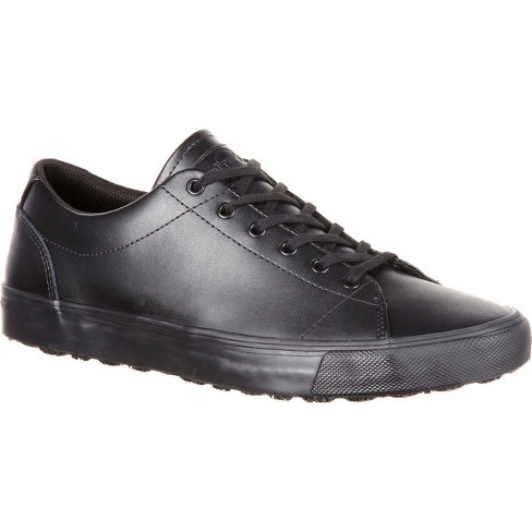 Men S Black Slipgrips Slip Resistant Skate Shoe Size 8 Wide Target