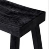 Maven Lane Vincent Backless Wooden Counter Stool 27" - 4 of 4