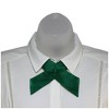Women's Solid Color 1.75" W x Up to 19" L Crossover Tie Uniform Adjustable Neck tie - 2 of 3