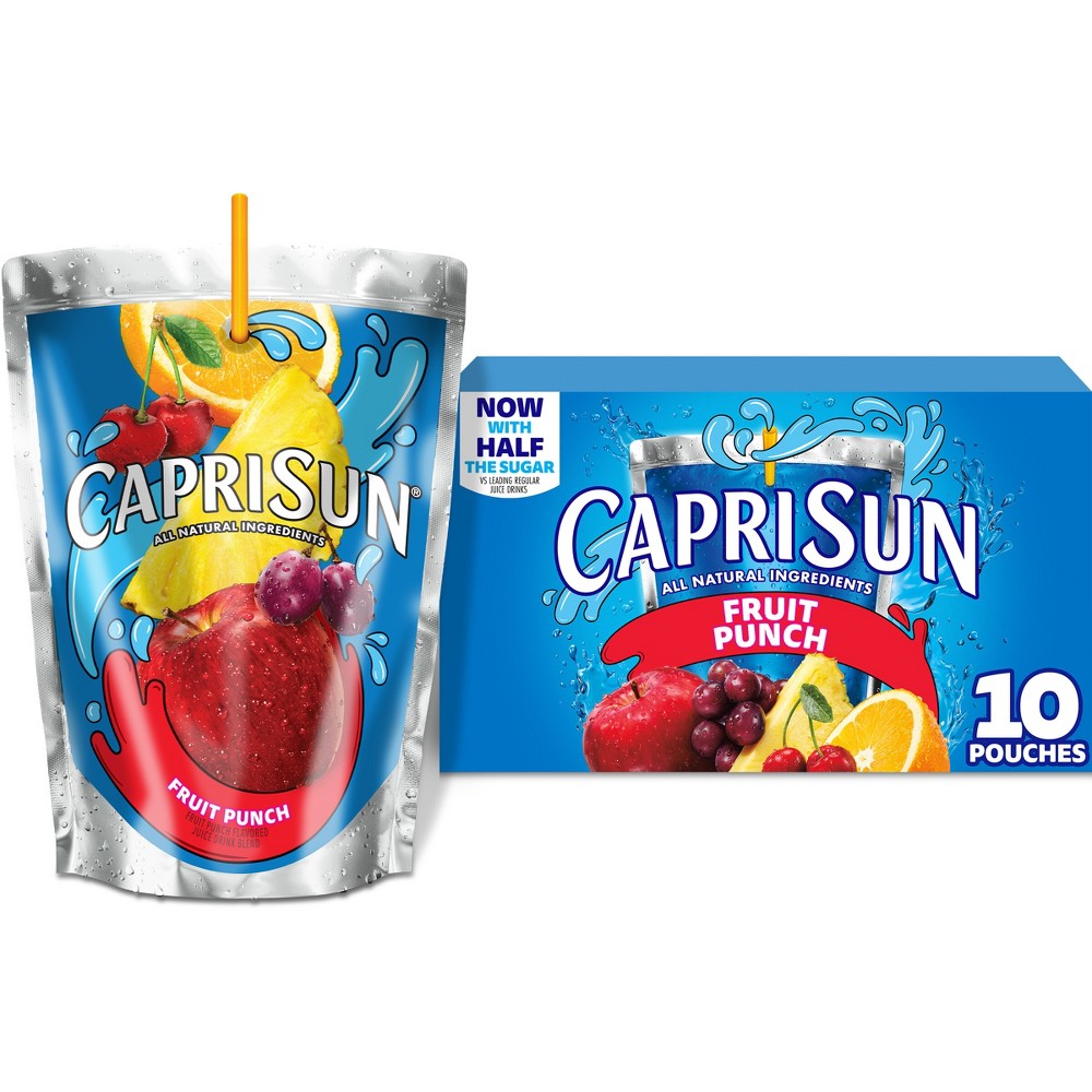 CAPRI SUN READY TO DRINK SOFT DRINK FRUIT PUNCH