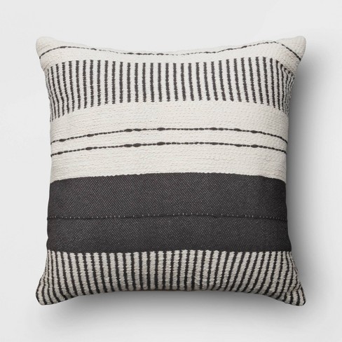 Black and white hot sale throw pillows target