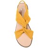 Journee Collection Womens Deleece Tru Comfort Foam Sling Back Low Block Heel Sandals Yellow 8 - 4 of 4
