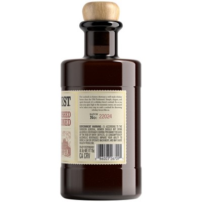 High West Old Fashioned Barrel Finished Whiskey Premixed Cocktail - 375ml Bottle