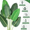 Sunnyfurn Plastic and Cement Simulation Plant, Imitation Banana Leaf Tree with Trunk, Suitable for Bedroom Living Room Home Office Decoration - 4 of 4
