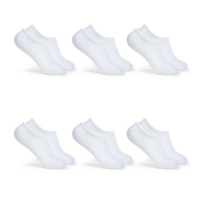 Fruit of the Loom Women's Breathable Lightweight 6pk Liner Athletic Socks 4-10