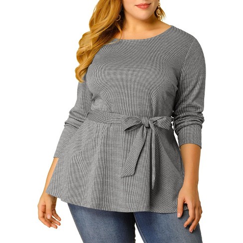 Printed plussize officecwear blouses with Jean's new collection  Ladies  tops fashion, Sleeves designs for dresses, Trendy fashion tops