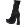 Kasuti Lycra Rhinestone Detail Ankle Boots - 3 of 4
