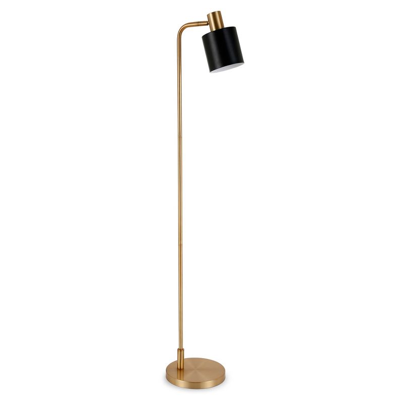 Hampton & Thyme 65" Tall Floor Lamp with Metal Shade, 1 of 10