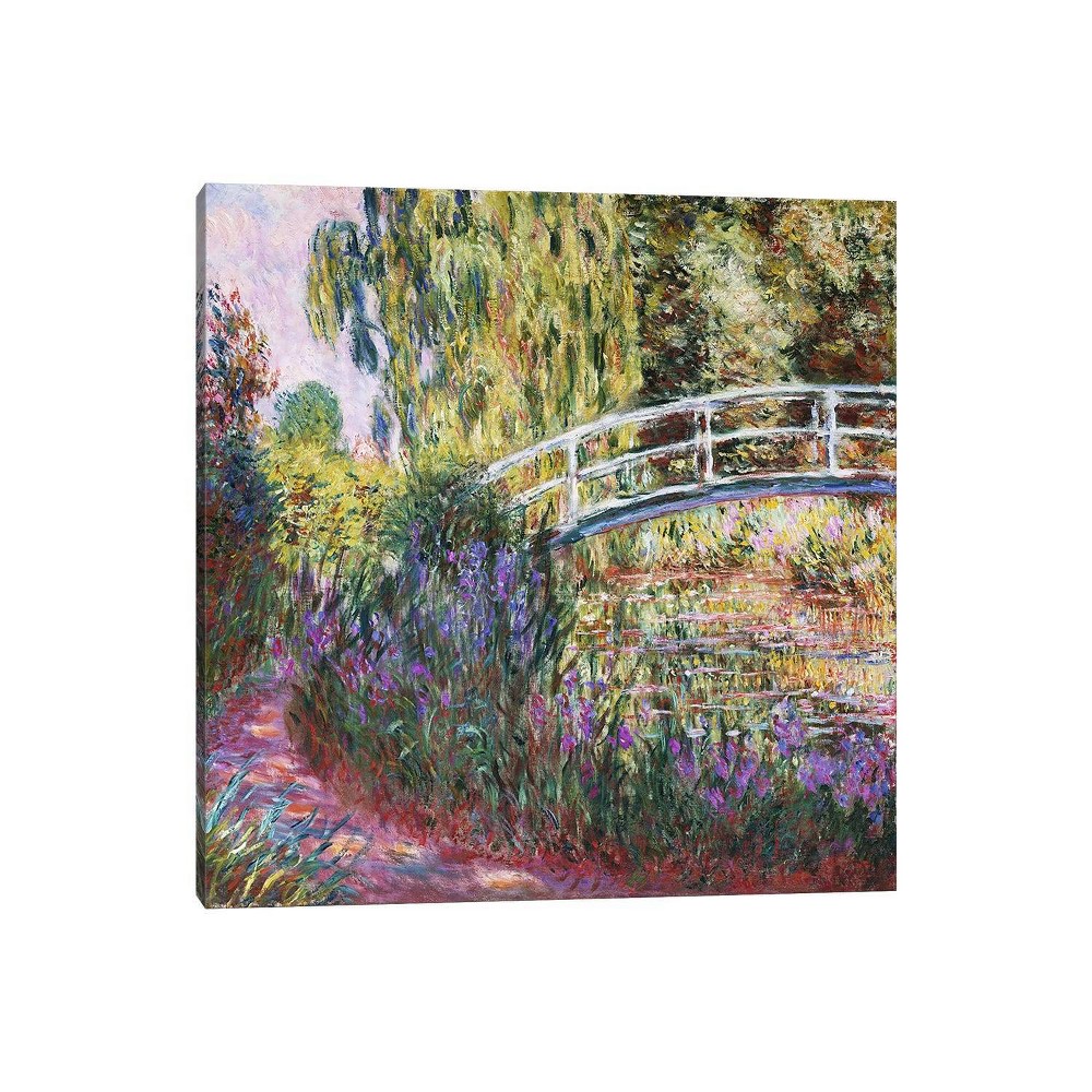 Photos - Other Decoration 18" x 18" x 1.5" The Japanese Bridge Pond with Water Lilies 1900 by Claude