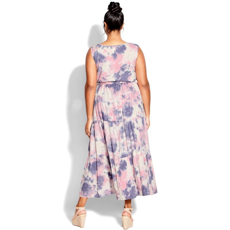 Women's Plus Size Seashore Maxi Dress - lilac | AVENUE, 2 of 5