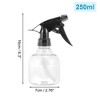 Unique Bargains Hand Pressure Type Hair Spray Bottles 250ml Black Clear 1 Pc - 4 of 4