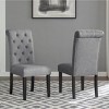 NicBex 5 Piece Dining Table Set with 4 Dining Chairs for 4 People Modern Kitchen Table with Tufted Button Side Chairs - 4 of 4