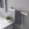 ChicFurnit Bathroom Towel Holder 5 Piece Accessories Set for Modern Design and Easy Installation, Silver, 24.3"*6.2"*3.3" - 2 of 4