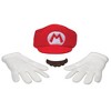 Nintendo Super Mario Adult Elevated Halloween Accessory Kit Mario One Size Fits Most: Nintendo Men's Costume Accessories Set - 2 of 4