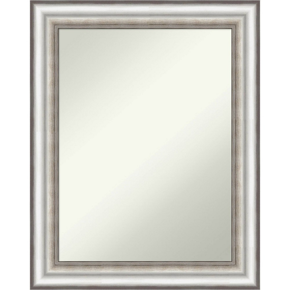 Photos - Wall Mirror 23" x 29" Non-Beveled Salon Silver  - Amanti Art