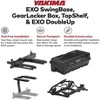 Yakima EXO SwingBase Hitch Bike Rack Bundled with EXO GearLocker Car Rooftop Box, EXO TopShelf Hitch Base Rack Storage, and EXO DoubleUp, Black - 2 of 4