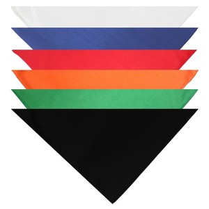 Jordefano Dog Bandanas - 7 Pack - Scarf Triangle Bibs for Small, Medium and Large Puppies, Dogs and Cats - 1 of 4