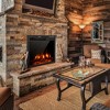 Costway 22.5'' Electric Fireplace Heater Inserts Recessed Ultra Thin Log Flame 1500W - 2 of 4