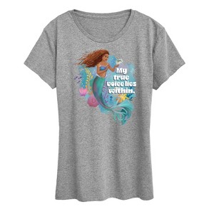 Women's - Disney - Ariel My True Voice Short Sleeve Graphic T-Shirt - 1 of 4