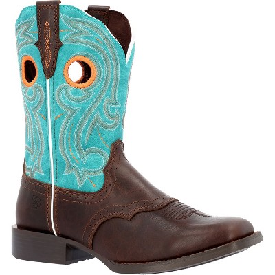 Women's Durango® Westward™ Women's Hickory Turquoise Western Boot