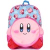 Nintendo 3-D Kirby Travel Backpack 16" Sublimated Print Bag Pink - 2 of 4