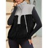 Imily Bela Women Winter Sleeveless Jacket Vest with Contrast Color Pockets Casual Outerwear - 4 of 4