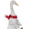Rustic Christmas Goose Decor Set of 2 Resin 10 in Farmhouse Style by Melrose - 3 of 4
