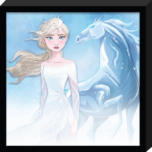 Frozen 2 Elsa Glass Framed Wall Canvas