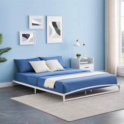 Whizmax Bed Frame Low Profile, Metal Platform Bed Frame, Mattress Foundation, No Box Spring Needed
