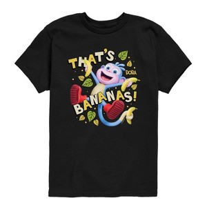 Boys' - Dora the Explorer - Thats Bananas Short Sleeve Graphic T-Shirt - 1 of 4