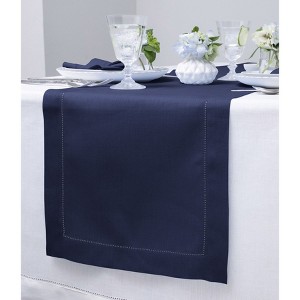 Solino Home Linen Classic Hemstitch Table Runner - 1 of 4