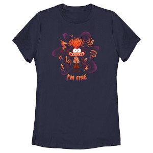 Women's Inside Out 2 Anxiety I'm Fine T-Shirt - 1 of 4