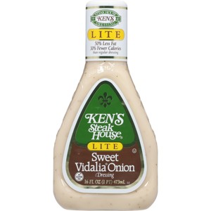 Ken's Steak House Lite Sweet Vidalia Onion Salad Dressing - 16fl oz - 1 of 4