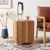 Richmond Square End Table - Medium Oak - Safavieh. - 2 of 3