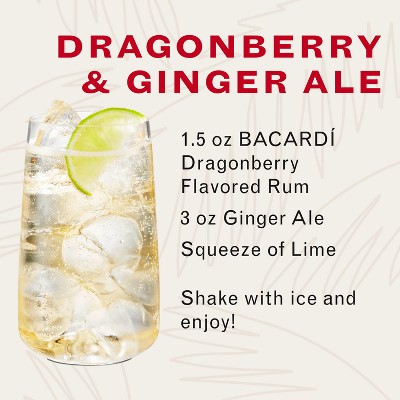 Bacardi Dragonberry Rum - 750ml Bottle