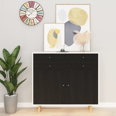 VidaXL Self-adhesive Furniture Films 2 pcs Dark Wood 196.9"x35.4" PVC