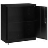 vidaXL File Cabinet Black 31.1 in.x15.7 in.x35.4 in. Steel - 4 of 4