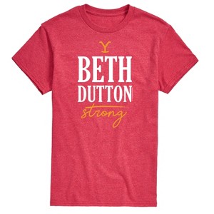 Men's - Yellowstone - Beth Dutton Strong Short Sleeve Graphic T-Shirt - 1 of 4