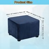 Unique Bargains Stretch Band Furniture Protecting Square Stool Covers - 2 of 4