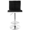 Elama 2 Piece Faux Leather Tufted Bar Stool Set - 2 of 4