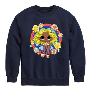 Boys' - LOL Surprise! - Shine Bay Bay Retro Graphic Long Sleeve Fleece Sweatshirt - 1 of 4